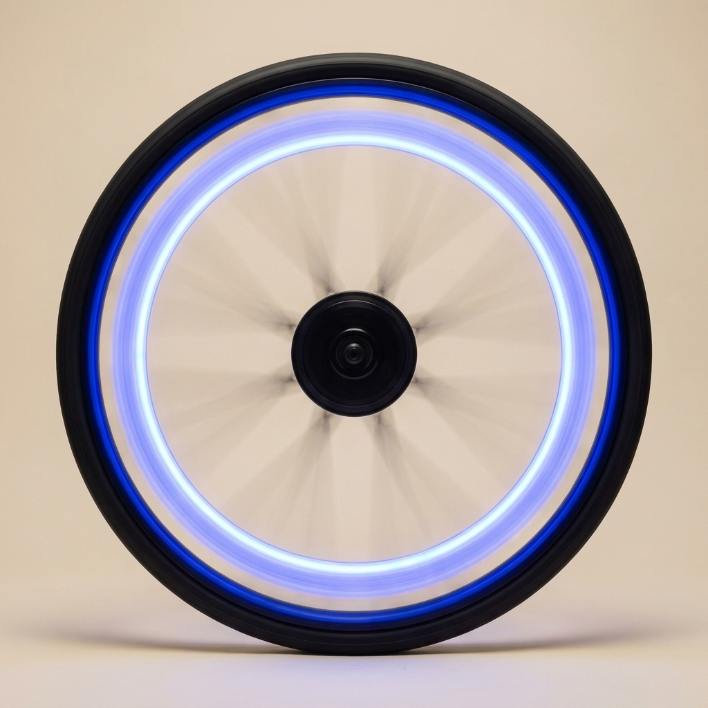 Bunte LED-Speichenlichter fürs Fahrrad