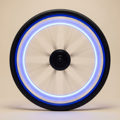 Bunte LED-Speichenlichter fürs Fahrrad