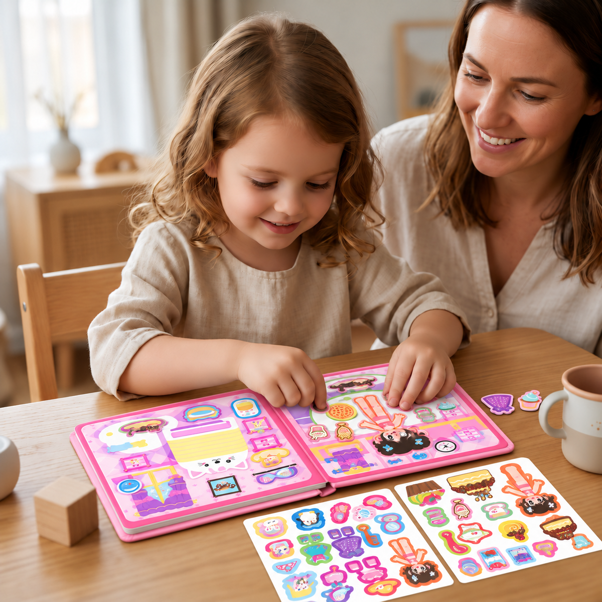 Montessori Magnet-Quiet-Book – Kreatives Ankleide- & Szenenspiel