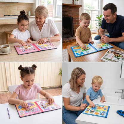 Montessori Magnet-Quiet-Book – Kreatives Ankleide- & Szenenspiel