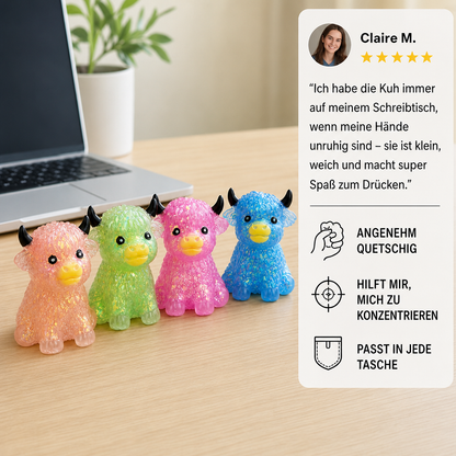 Mini-Highland-Rind-Squishy als Anti-Stress-Spielzeug