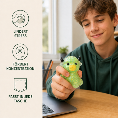 Mini-Highland-Rind-Squishy als Anti-Stress-Spielzeug