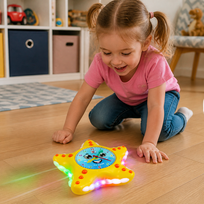 Seestern-Lernuhr – Interaktives Spielzeug zum Erlernen der Uhrzeit für Kinder