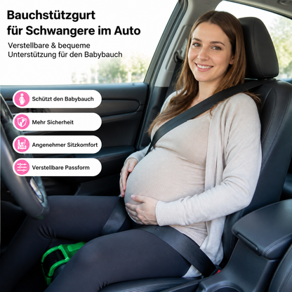 Bauchstützgurt für Schwangere im Auto – Verstellbare & bequeme Unterstützung für den Babybauch