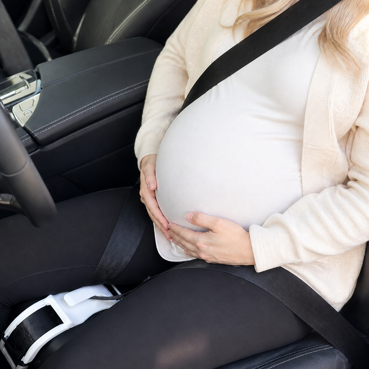 Bauchstützgurt für Schwangere im Auto – Verstellbare & bequeme Unterstützung für den Babybauch