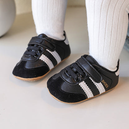 Klassische Retro-Babysneaker – Lauflernschuhe mit weicher Sohle
