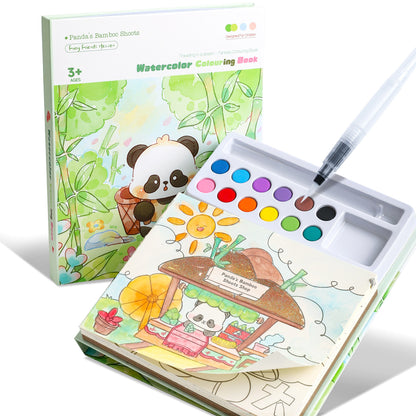 Alles-in-einem Aquarell-Malbuch