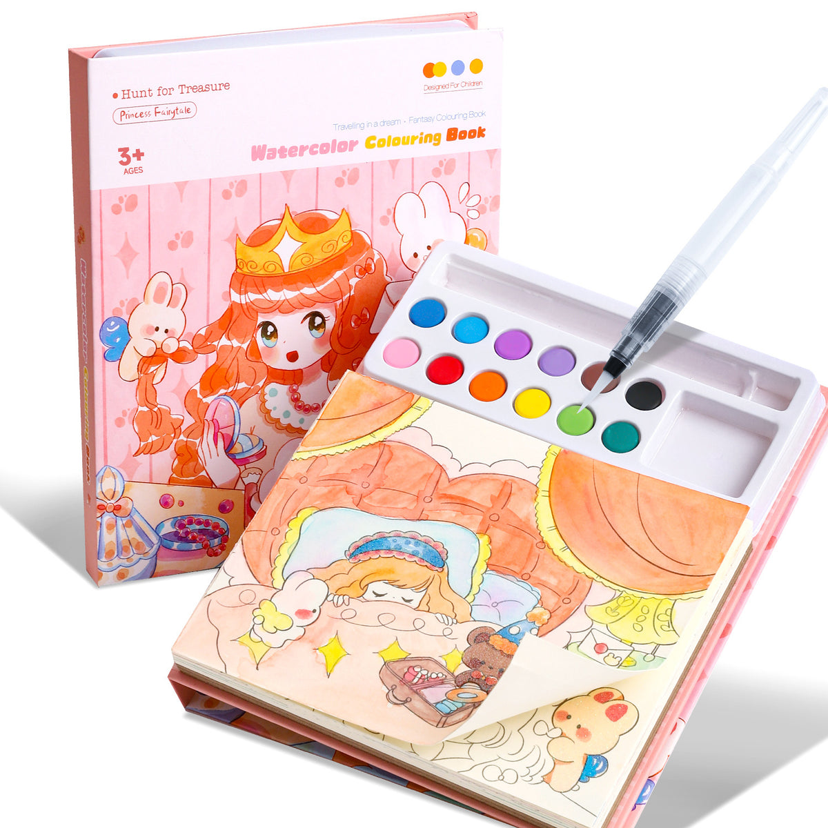 Alles-in-einem Aquarell-Malbuch