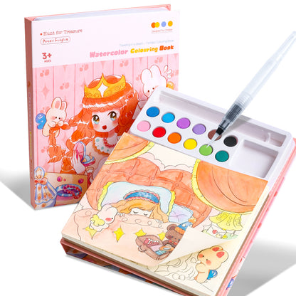 Alles-in-einem Aquarell-Malbuch