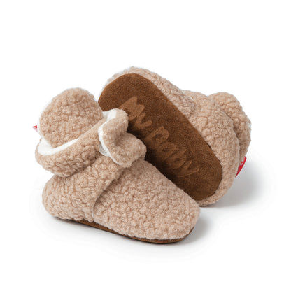 Warme & gemütliche Sherpa-Baby-Booties für den Winter