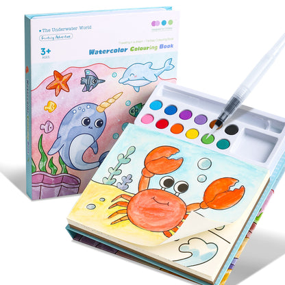 Alles-in-einem Aquarell-Malbuch