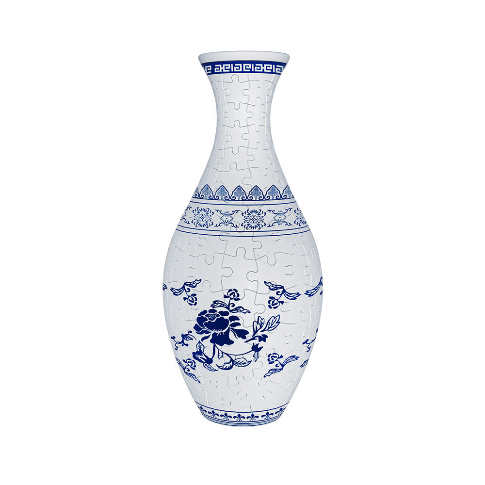 DIY-3D-Puzzle-Blumenvase