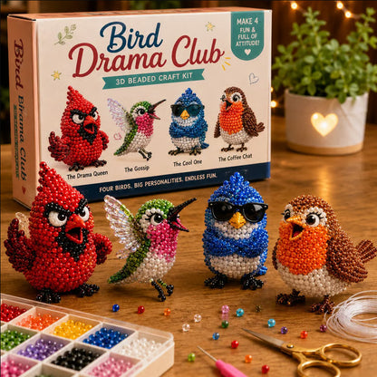 3D-Perlentier-Bastelset – DIY-Set für Mini-Perlenkunst für Anfänger