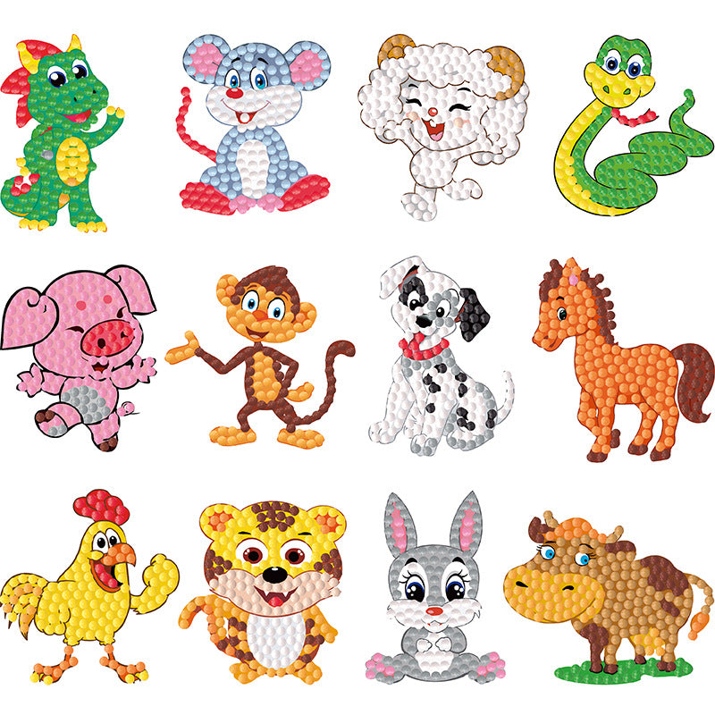 DIY-Diamond-Painting-Sticker-Bastelset für Kinder