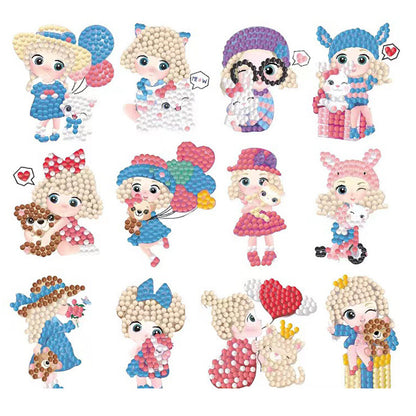 DIY-Diamond-Painting-Sticker-Bastelset für Kinder