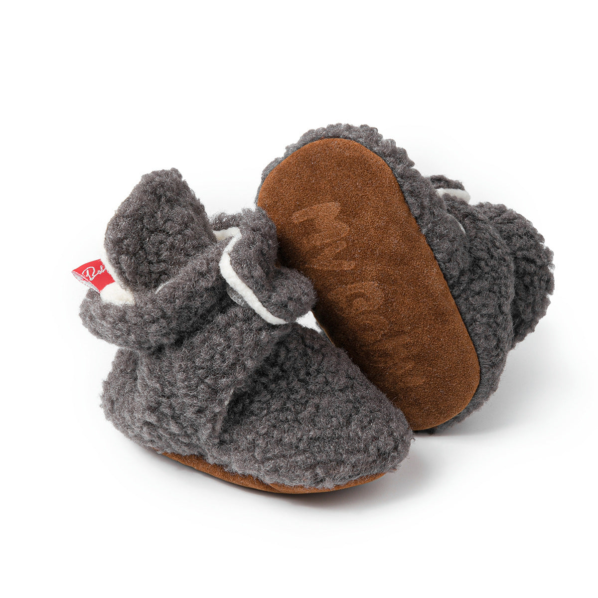 Warme & gemütliche Sherpa-Baby-Booties für den Winter