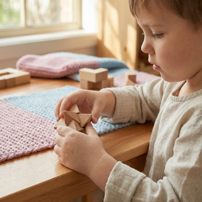 Montessori 3D Holz Lernspiel Puzzle Rätsel