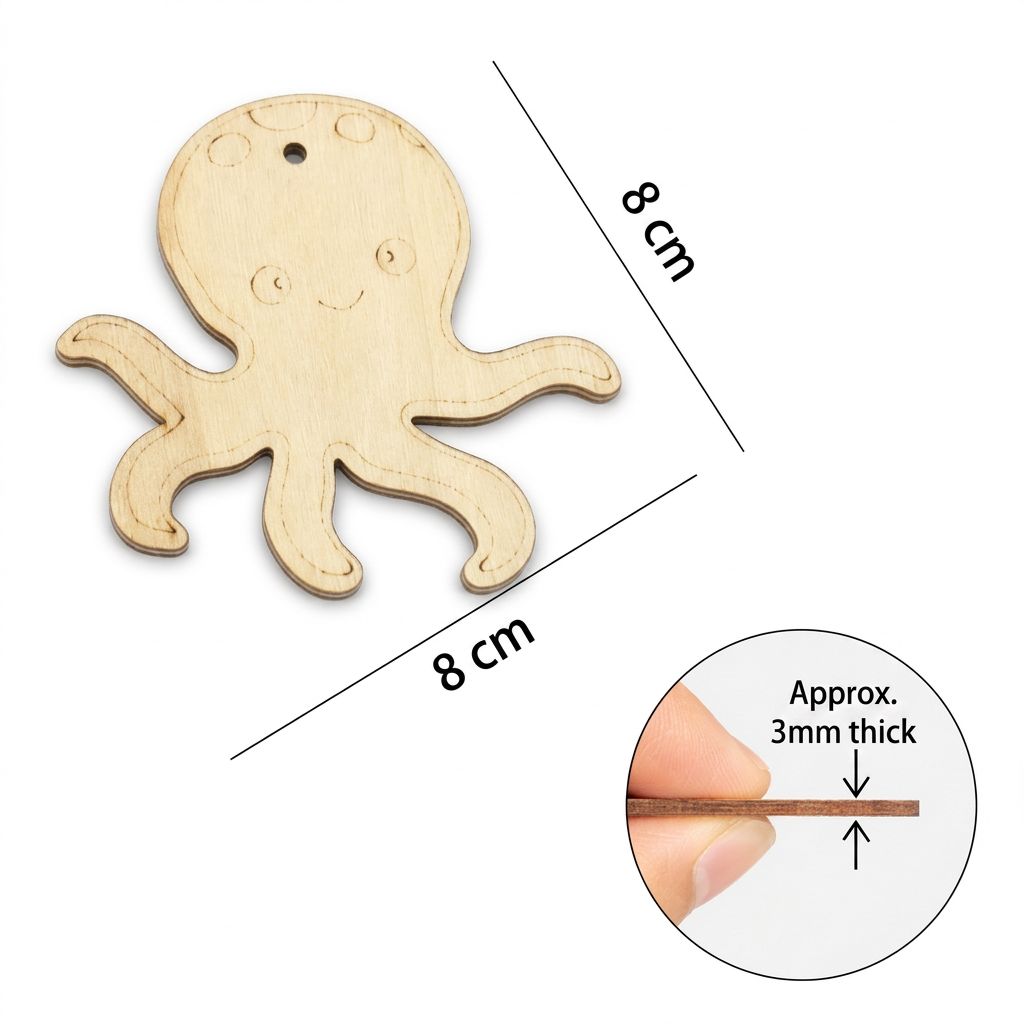 DIY-Holz-Bastelset zum Bemalen & Spielen für Kinder
