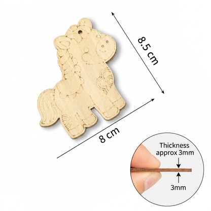 DIY-Holz-Bastelset zum Bemalen & Spielen für Kinder