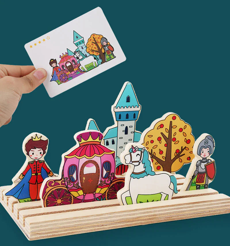 Finde die richtigen Kombinationen! - 3D-Puzzle