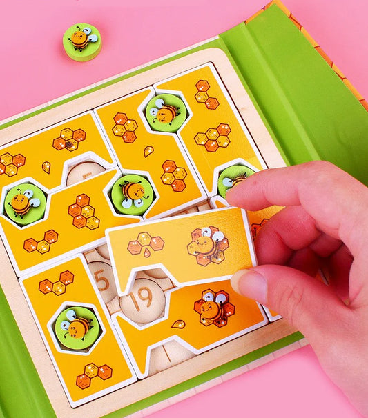 BienenPuzzle.| Spaßiges Lernpuzzle