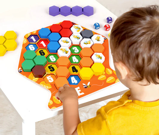BienenGeist- Fördert räumliches Vorstellungsvermögen und Rechenfähigkeiten! - Bienen-Puzzle-Spiel