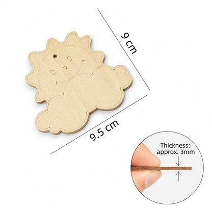 DIY-Holz-Bastelset zum Bemalen & Spielen für Kinder