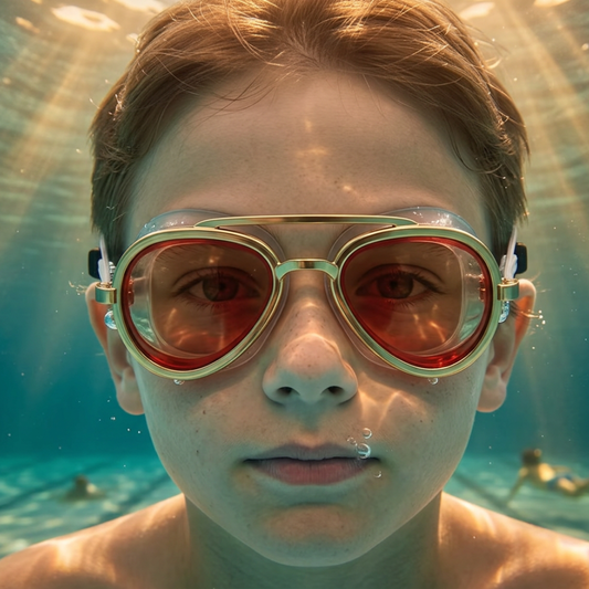 Pro Aviator Schwimmbrille – UV400 Schutz, Anti-Beschlag & Vollflächige Komfort-Passform