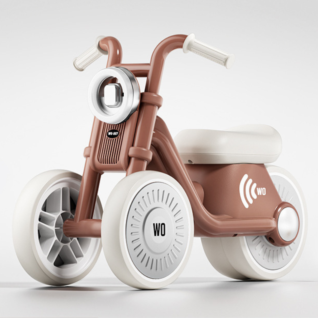 Stylisches Kinder Dreirad mit Reifen Lautlos Technologie und Licht