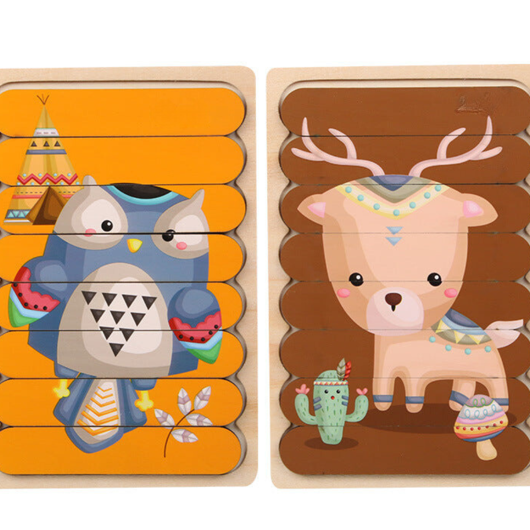 Montessori Holz Puzzle