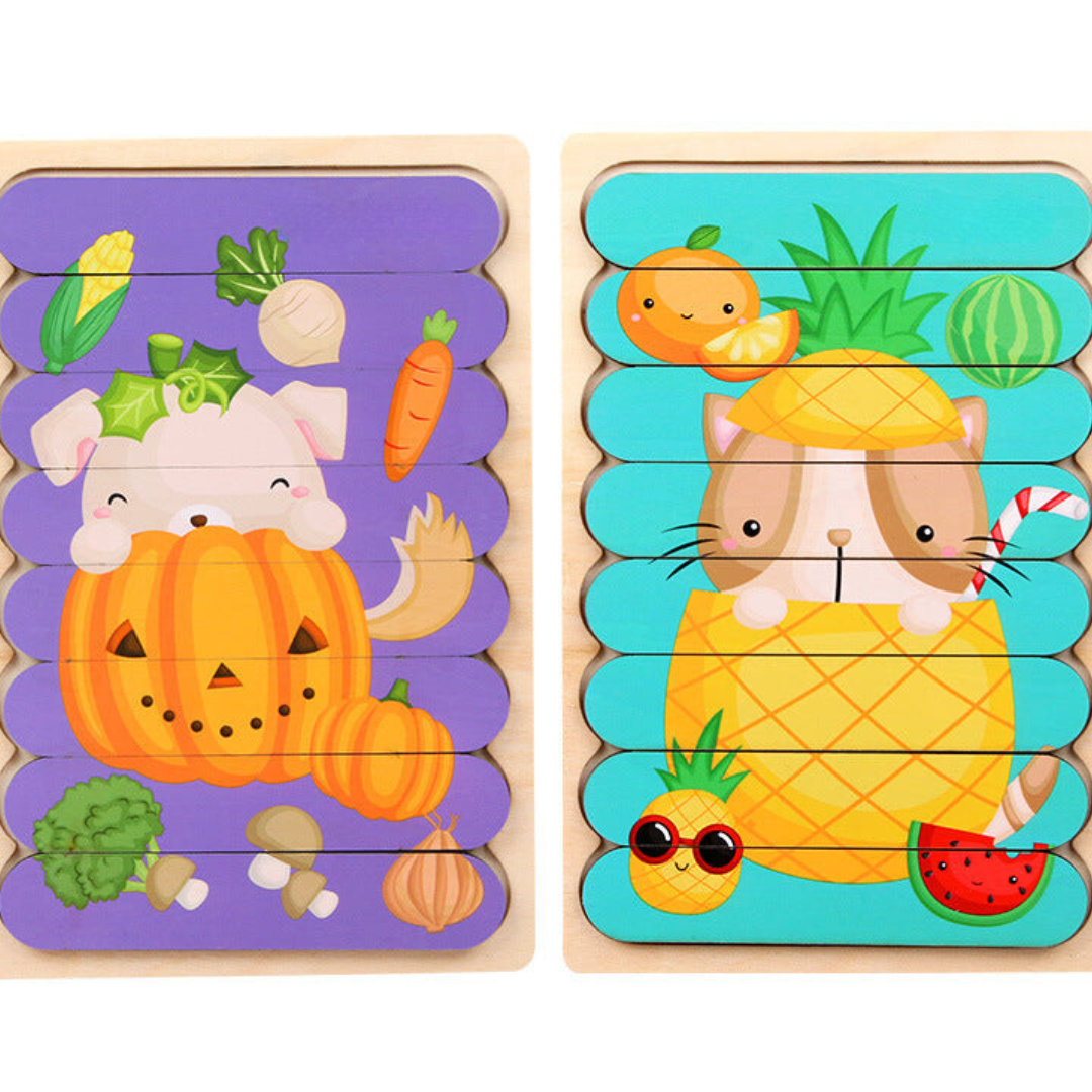 Montessori Holz Puzzle