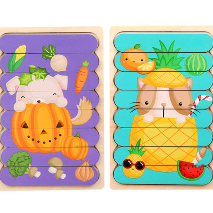Montessori Holz Puzzle