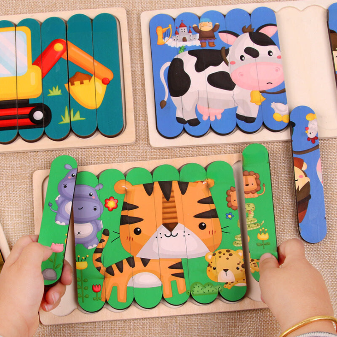 Montessori Holz Puzzle