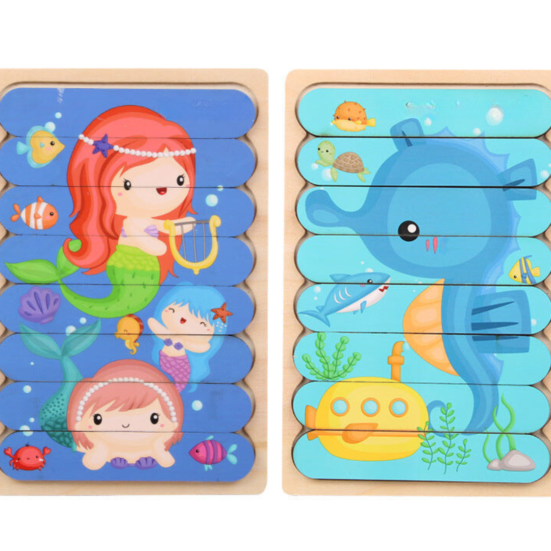 Montessori Holz Puzzle