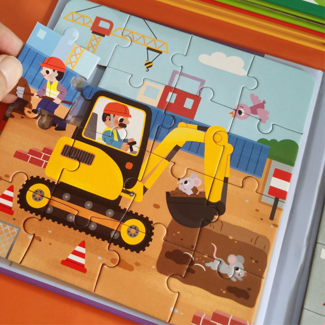 Magnetisches Montessori Puzzle Buch