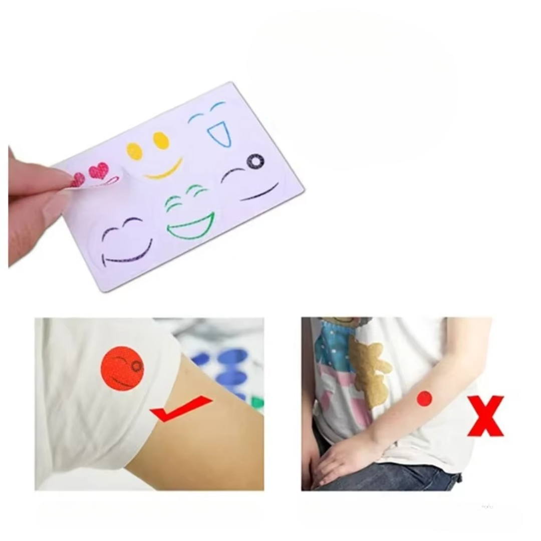Natürliche Aufkleber zum Schutz vor Mücken für Kinder und Babies (100 Stück)