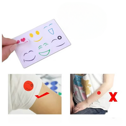 Natürliche Aufkleber zum Schutz vor Mücken für Kinder und Babies (100 Stück)