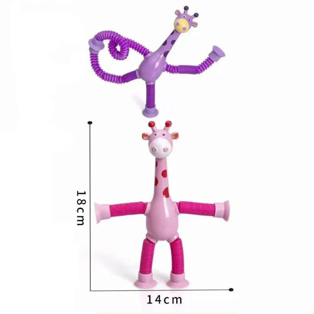 Sensorische Saugnapf Giraffe Baby Spielzeug