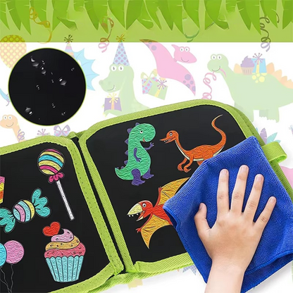 Tragbares Wiederverwendbares Malbuch für Kinder