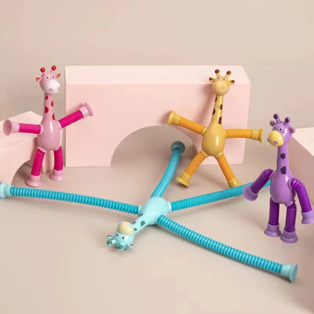 Sensorische Saugnapf Giraffe Baby Spielzeug