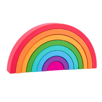 Montessori Farben Holzbausteine