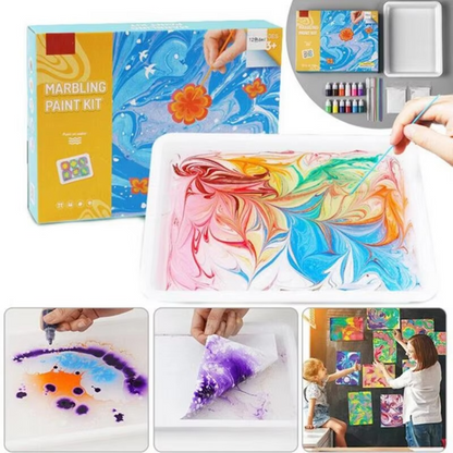 Kreatives Marmor Wasserfarben Spiel Set