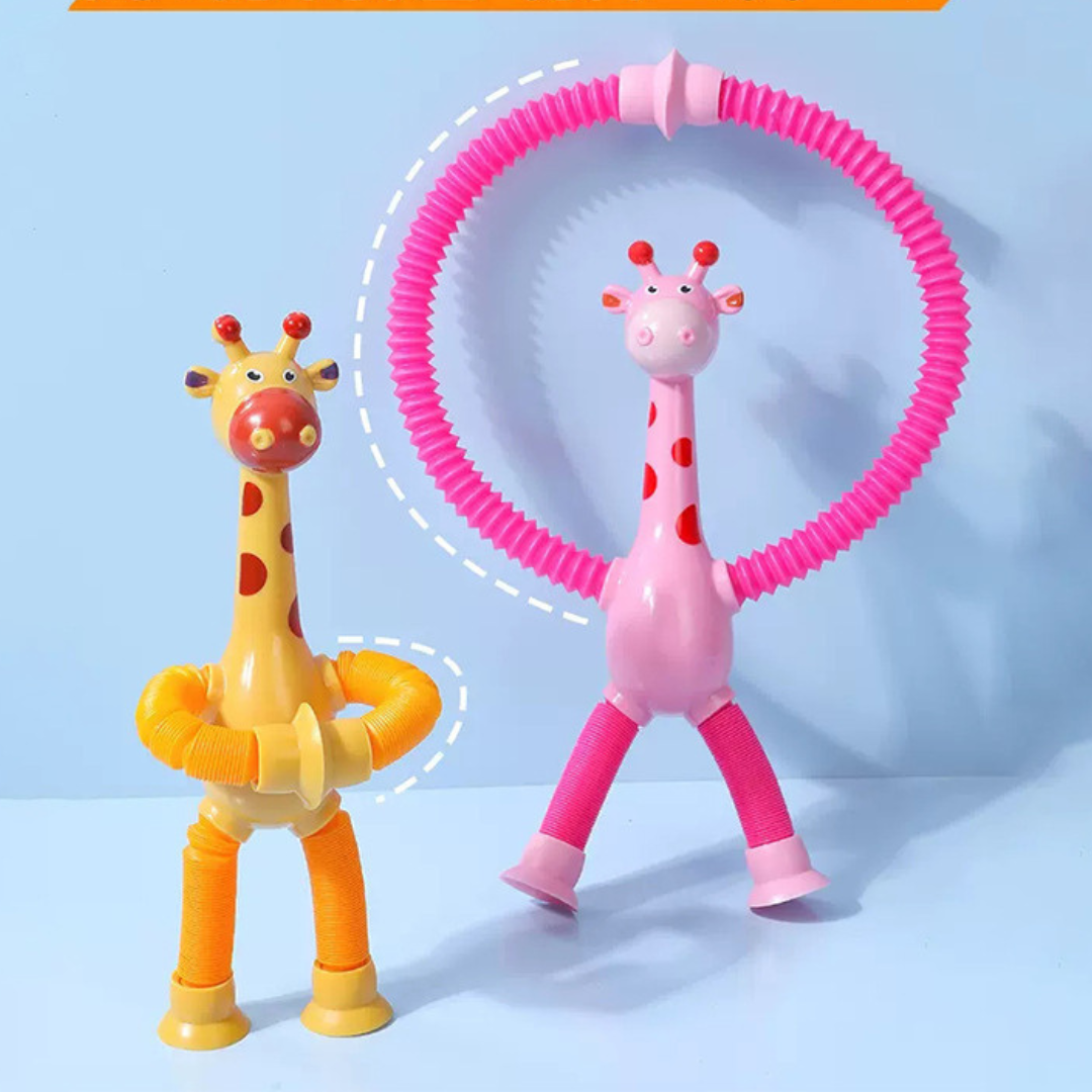 Sensorische Saugnapf Giraffe Baby Spielzeug