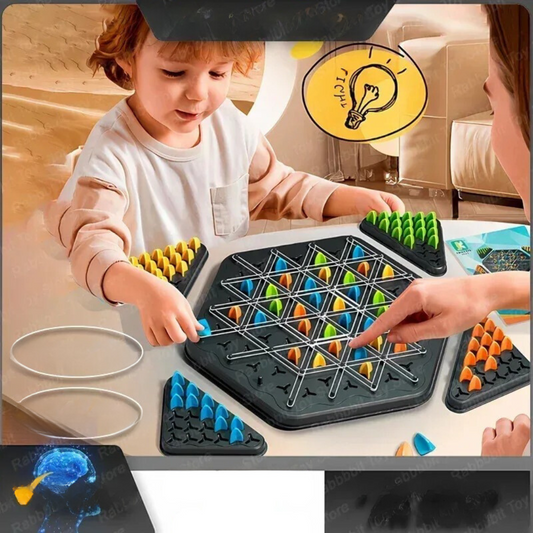 Gummiband-Schach Denkspiel