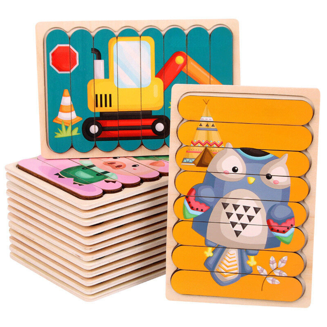 Montessori Holz Puzzle