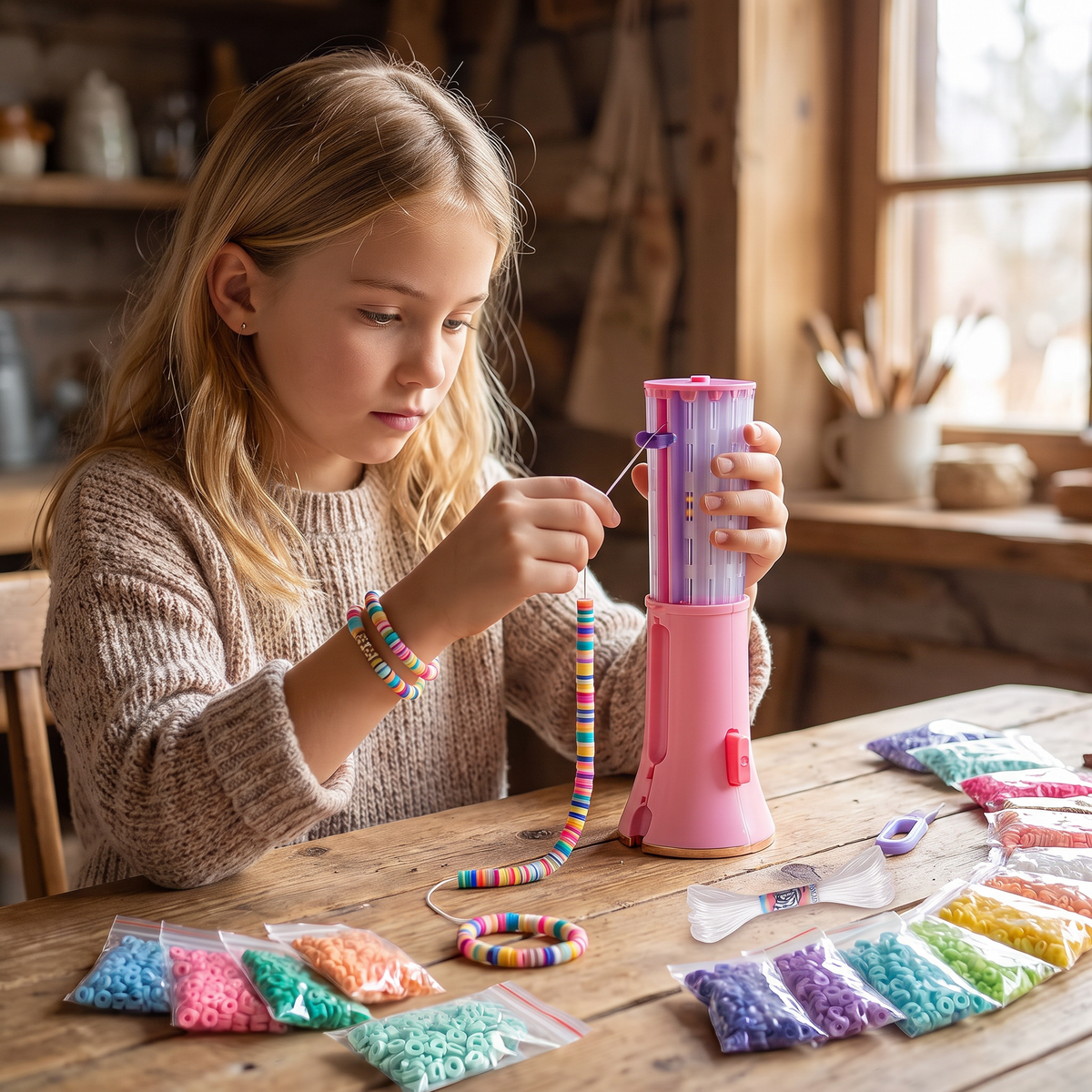 DIY-Perlenarmband-Bastelset für Kinder