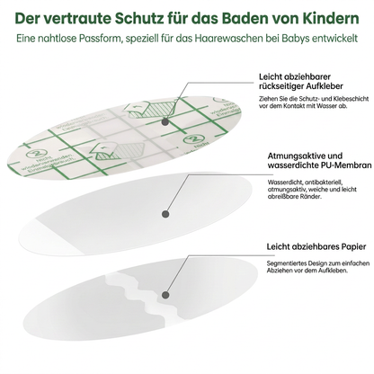 Wasserfester Ohrschutzfolie für Kinder