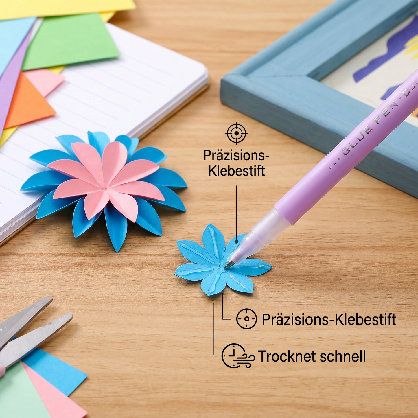Präzisions-Schnelltrocknungs-Klebestift