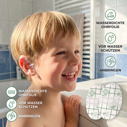 Wasserfester Ohrschutzfolie für Kinder