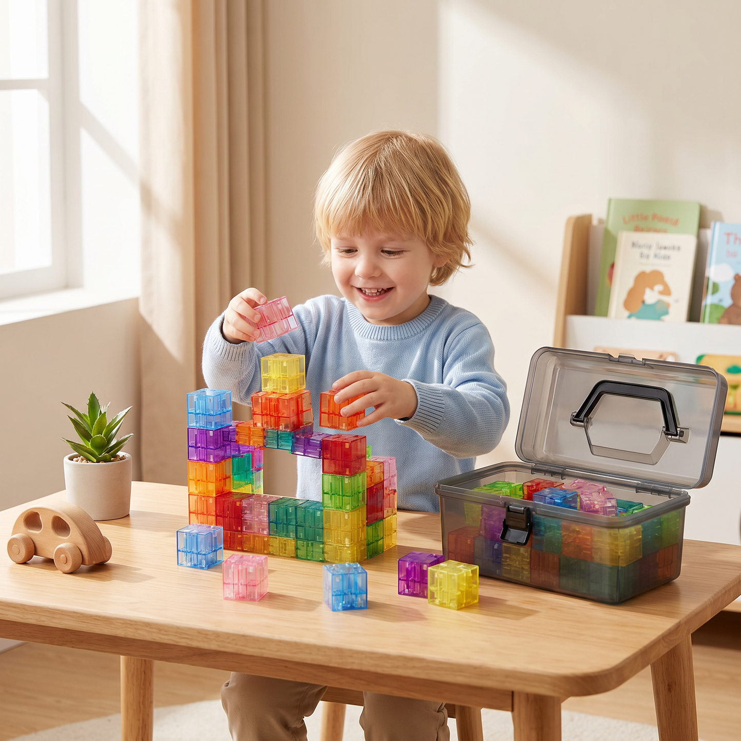 Montessori-Würfel-Bausatz für Kinder